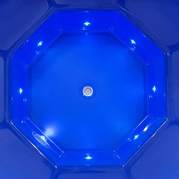 8 LED-lámpa