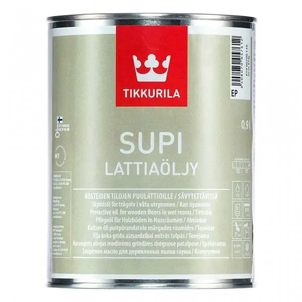 Színtelen padlóolaj – Supi Lattiaöljy 0,9 l
