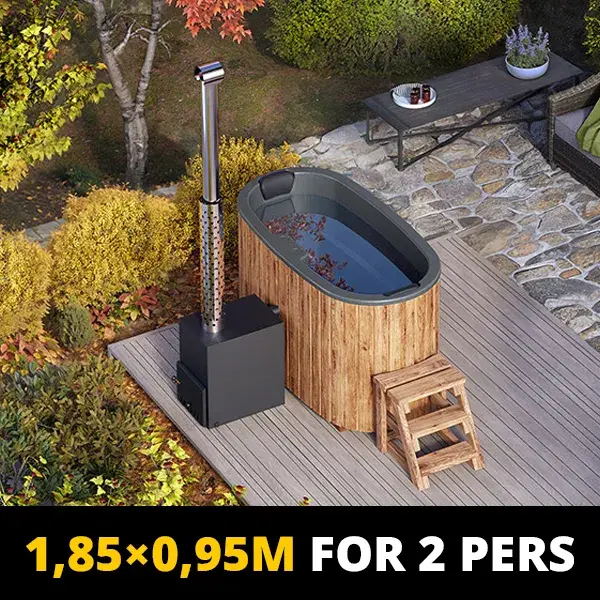 NORDIC SPA SOLO 2 (Üvegszálas Dézsafürdő ovális - 2 fő)